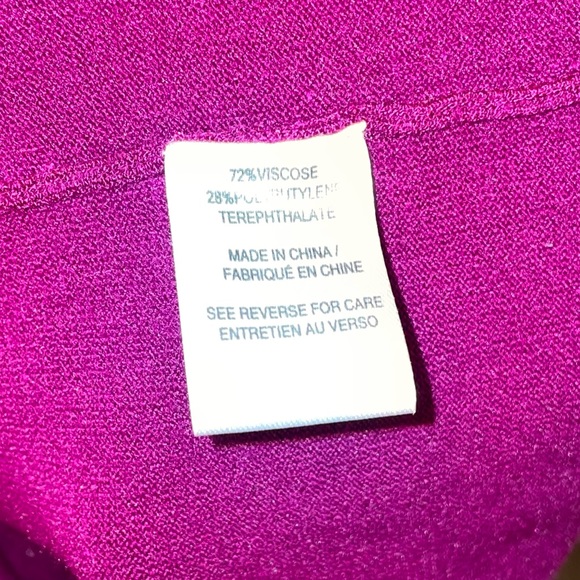 Ronny Kobo Acosta Maxi Cowl Neck Knit Fuschia Dress Size Small NWT - Picture 9 of 9